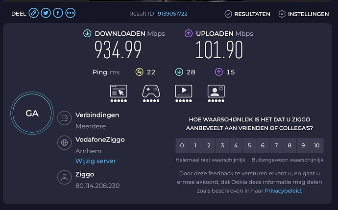 Internetspeed