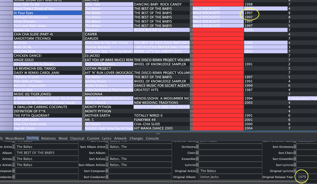 songkong matched to musicbrains not matched to release both